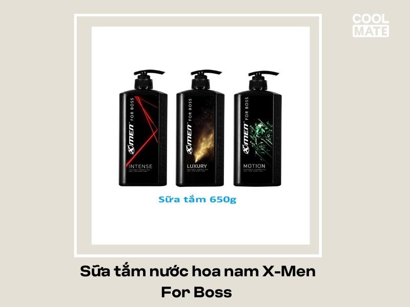 Các dòng sữa tắm nước hoa nam trong bộ sưu tập X-men For Boss 