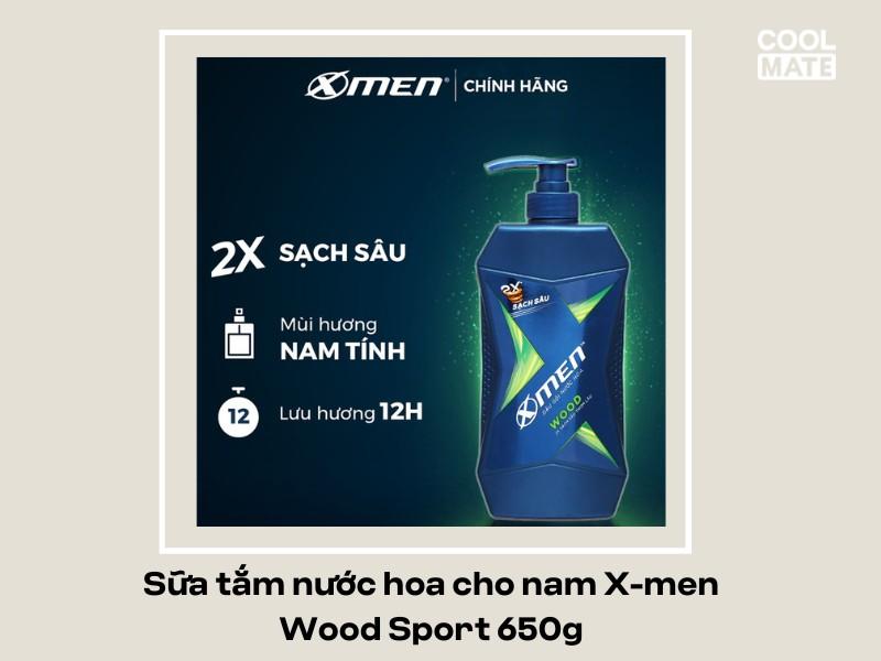 Sữa tắm hương nước hoa thơm lâu X-men Wood Sport cho nam 
