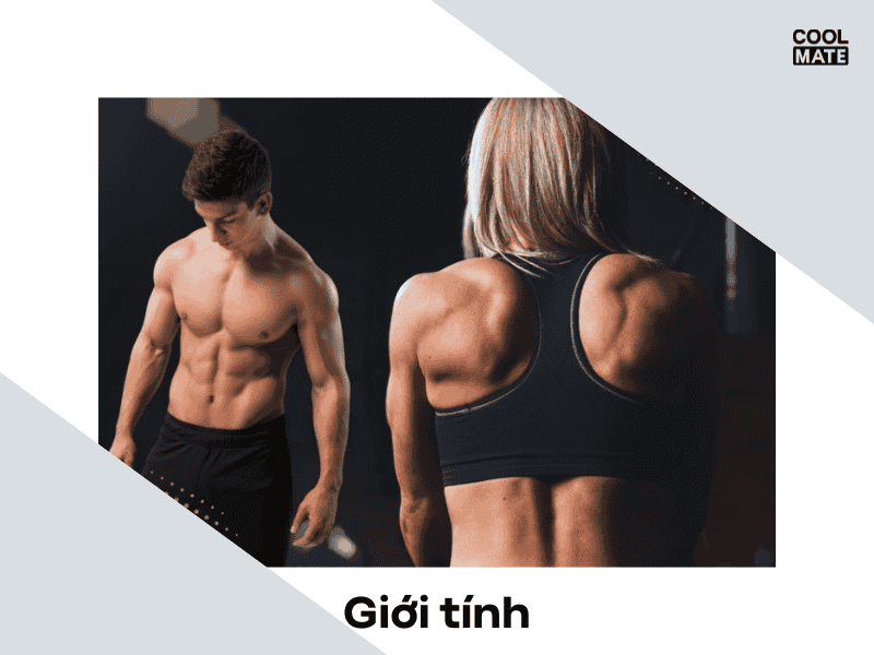 Giới tính ảnh hưởng đến nhiều hoạt động khi tập luyện