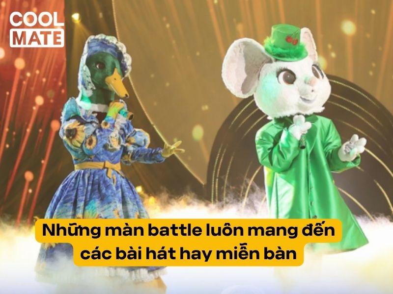 Những màn battle luôn mang đến các bài hát hay miễn bàn