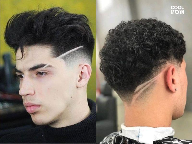 Các kiểu tóc mohican uốn