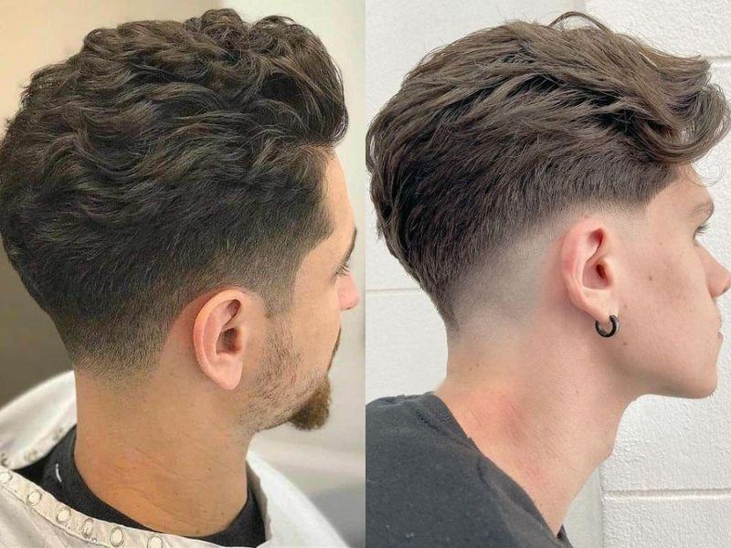 Kiểu tóc mohican uốn nhẹ