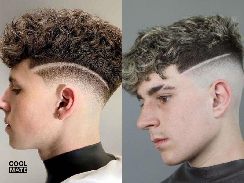 Các kiểu tóc mohican uốn