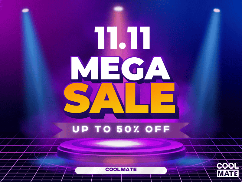 Săn sale 11/11 cùng Coolmate