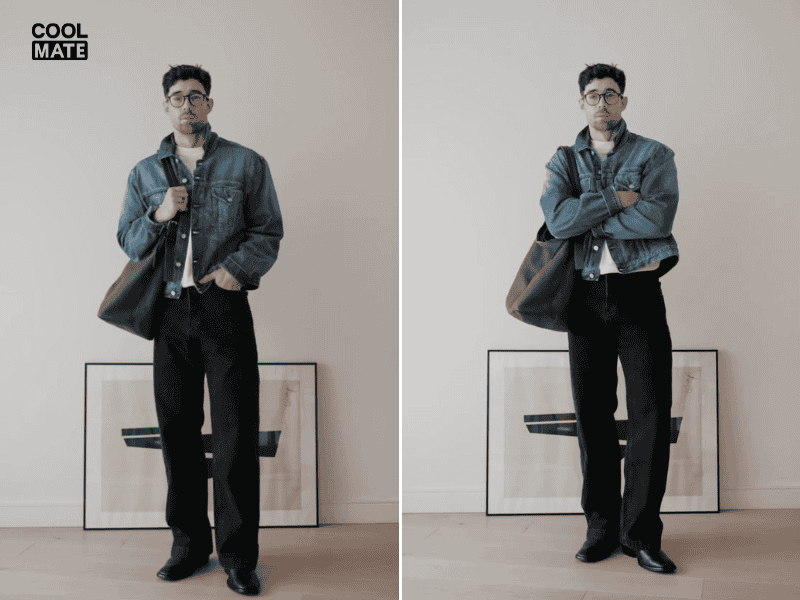 Áo khoác jean denim