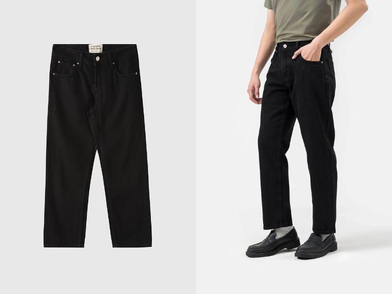 Thiết kế quần jeans dáng regular mang lại cảm giác thoải mái khi mặc