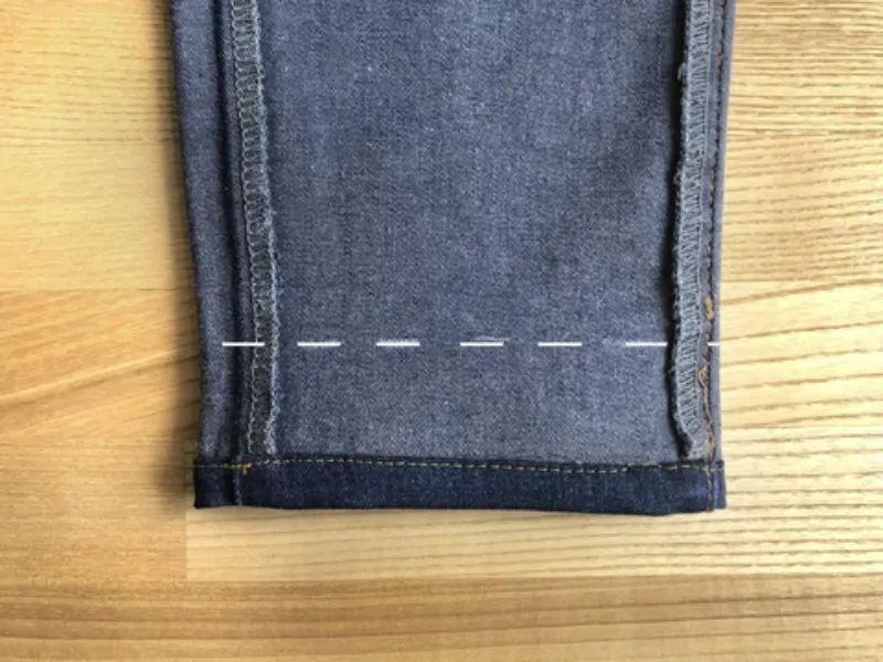 Xác định toàn bộ phần lai cần cắt bỏ bằng cách lật mặt trái bên trong