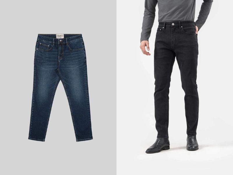 Mẫu quần jeans dành cho những người có vóc dáng chuẩn, cân đối
