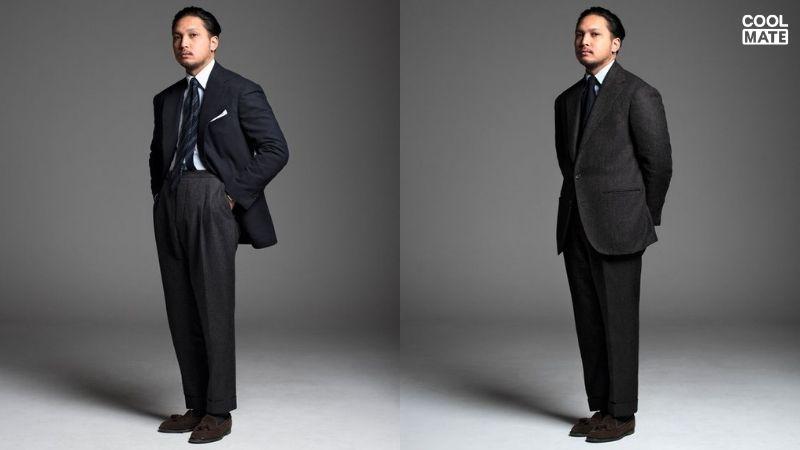 Phối đồ với giày Oxford nam cùng Suit