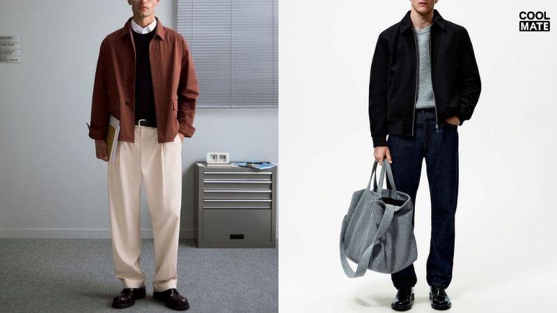 Phối giày Oxford phong cách smart casual