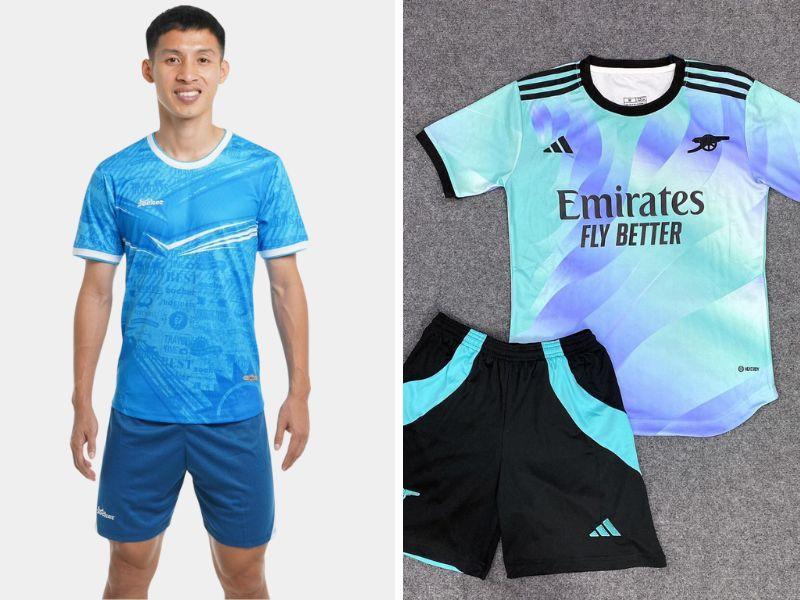 Quần áo bóng đá có in chữ của Hattrick Sport
