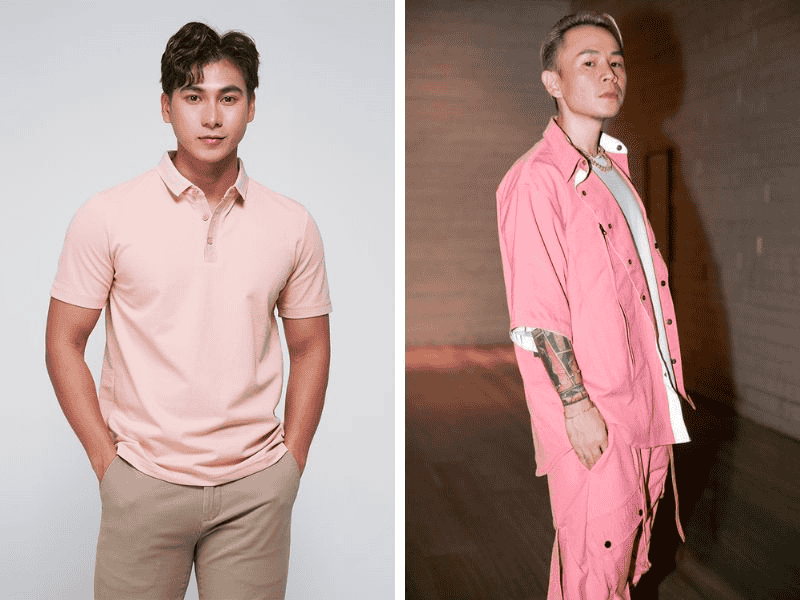 Sơ mi màu hồng giúp nam giới tự tin và khác biệt