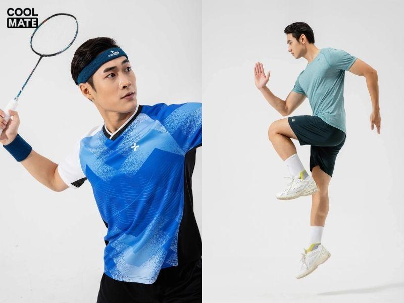 Áo thun là lựa chọn cực kỳ phổ biến của các chàng trai chơi pickleball
