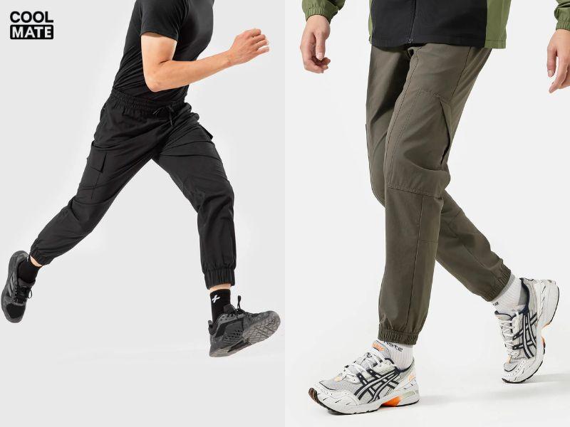 Quần jogger thể thao giúp chàng giữ ấm và tăng tính thanh lịch cho outfit