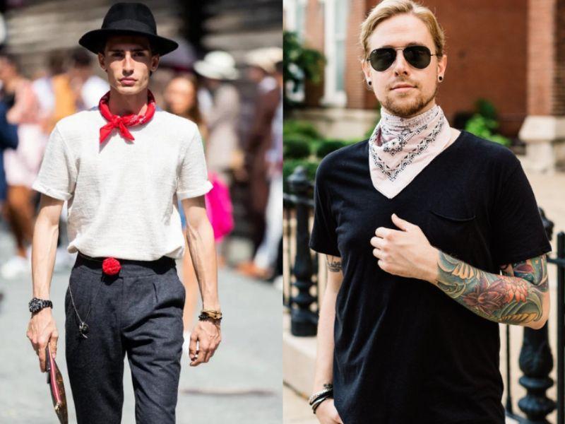 Cách phối đồ với khăn bandana