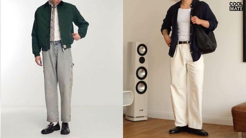 Lưu ý phối màu sắc giữa quần jean và giày tây