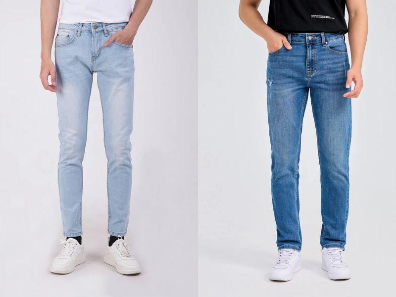 Quần slim fit mài sở hữu vẻ đẹp độc đáo và mạnh mẽ