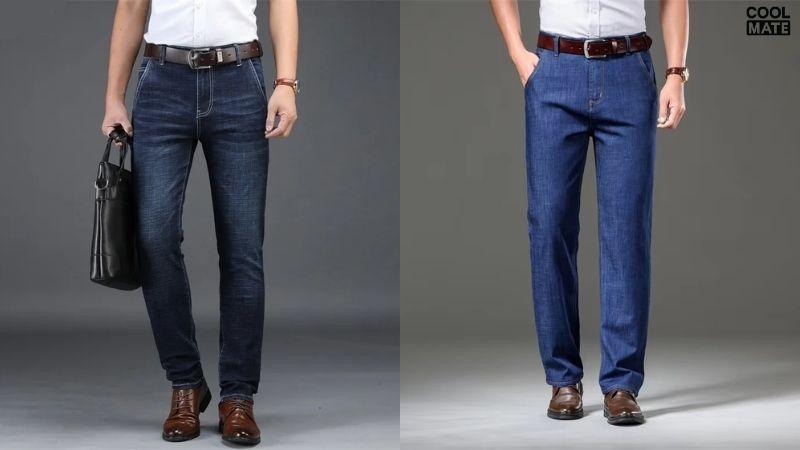 Chàng đã sắm cho mình một chiếc quần bò túi chéo form dáng suông chưa 