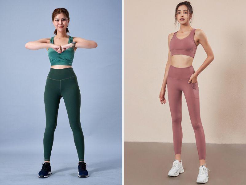 Trang phục tập yoga và gym cho nữ tại Gym BMT