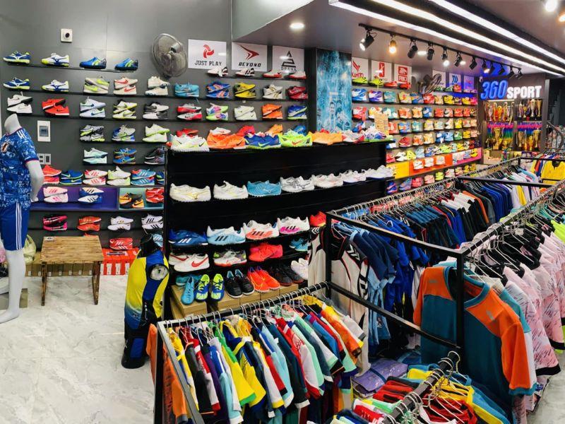 Đa dạng sản phẩm thể thao ở shop 360 sport