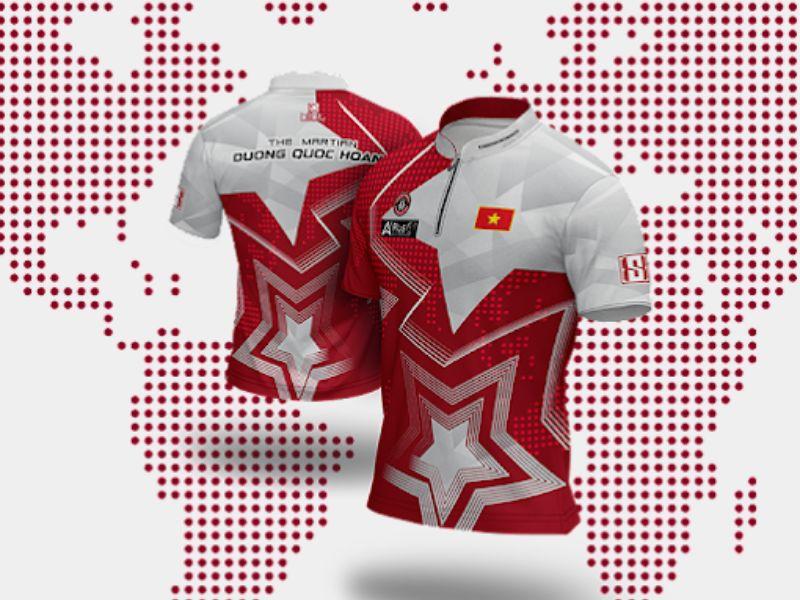 Mẫu áo chơi bida ở Hilus Team Wear