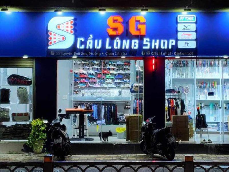 Shop bán đồ thể thao SG cầu lông