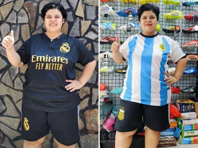 Mẫu quần áo đá banh cho người quá khổ ở Bigsize Sport