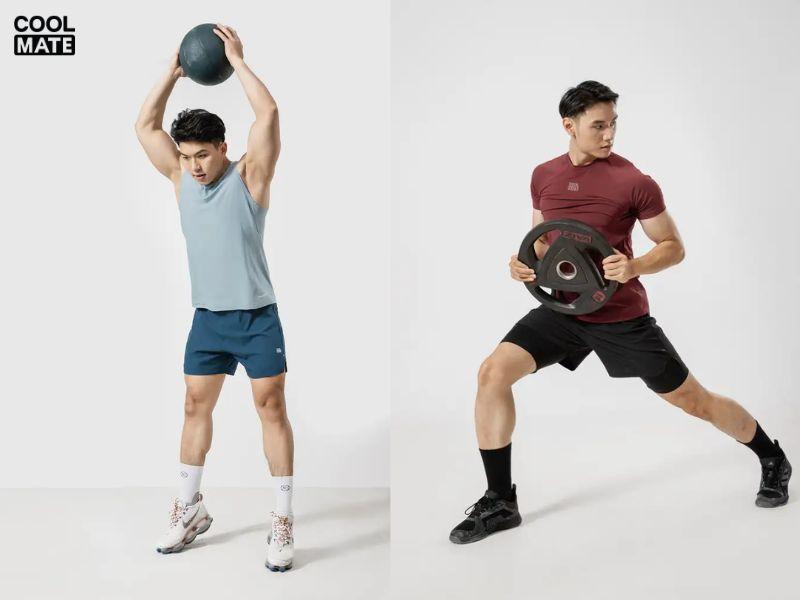 Hãy chọn bộ trang phục co giãn, thoáng khí để nâng cao hiệu quả tập luyện