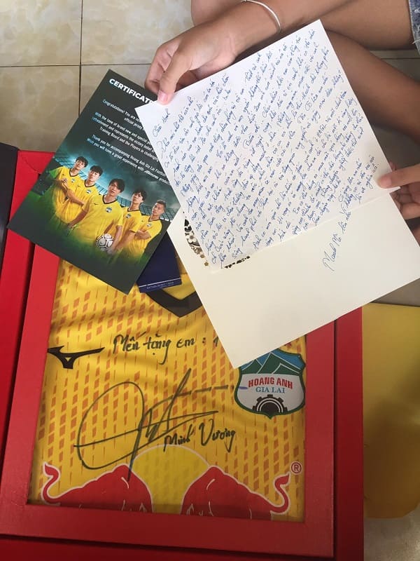 Thư tay của Trần Minh Vương