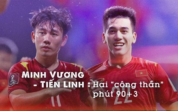 Trần Minh Vương kiến tạo cho Tiến Linh