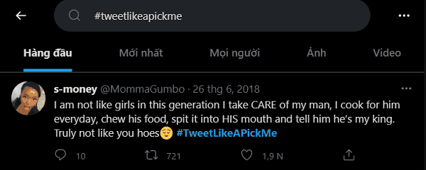 Nguồn gốc của #TweetLikeAPickMe trên Black Twitter