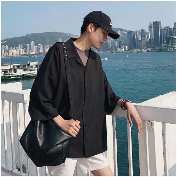 áo sơ mi oversize nam