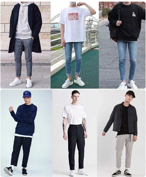 phối đồ với áo oversize nam