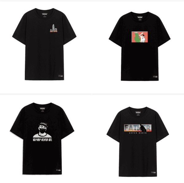 Các sản phẩm áo thun doanh nghiệp trong BST CoolXprint tháng 7