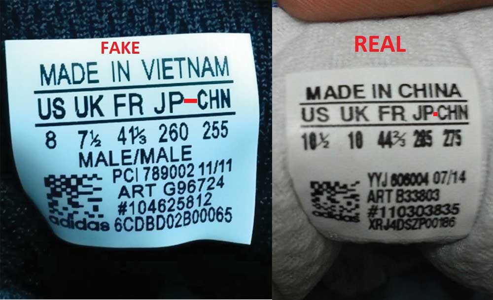 check giày adidas chính hãng