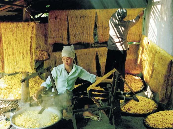 Quy trình đun sợi thô