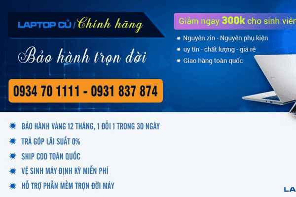 Laptop Minh Mẫn - Cửa hàng bán máy tính cũ uy tín tại TPHCM