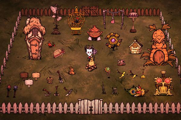 Đồ họa độc đáo của tựa game Don’t Starve Together