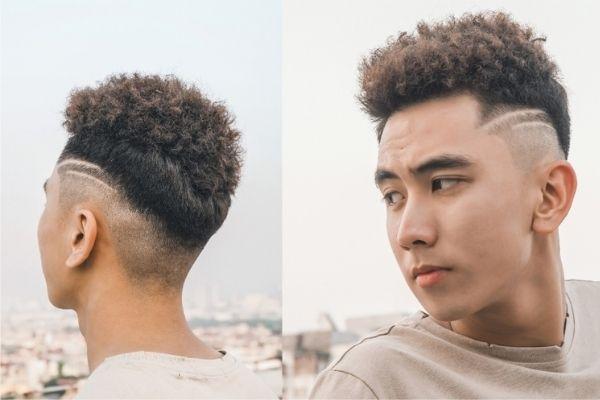Kiểu tóc nam Premlock Hair với đường kẻ vạch tinh tế