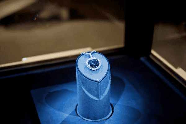 The Hope Diamond tại Bảo tàng Lịch sử Tự nhiên Quốc gia