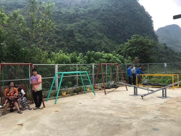 khánh thành điểm trường trung dù coolmate sức mạnh 2000 giang ơi