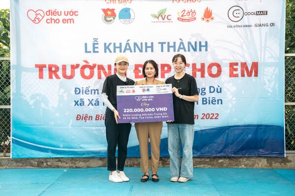 khánh thành điểm trường trung dù coolmate sức mạnh 2000 giang ơi