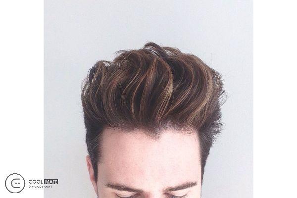 Gẩy highlight nâu ánh đồng: sự kết hợp hài hòa giữa màu tối và màu sáng