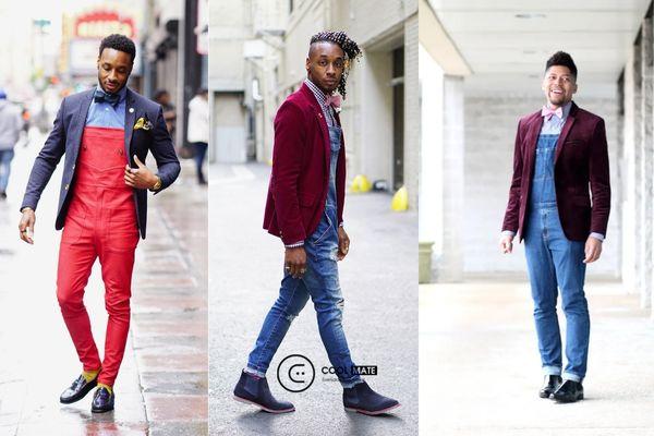 Quần yếm khi được phối cùng blazer và giày tây hay boots sẽ tạo nên vẻ ngoài thanh lịch bất ngờ.
