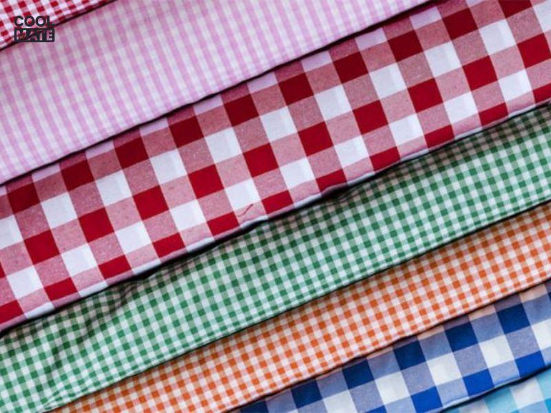 Họa tiết caro Gingham trắng đen