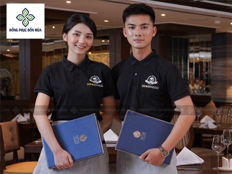 may đồng phục khách sạn