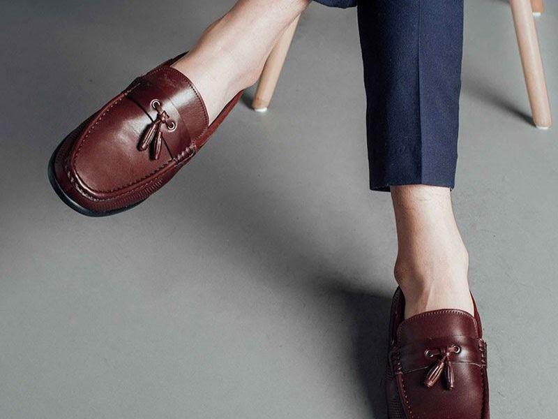 Giày Tassel Loafer thiết kế quả chuông