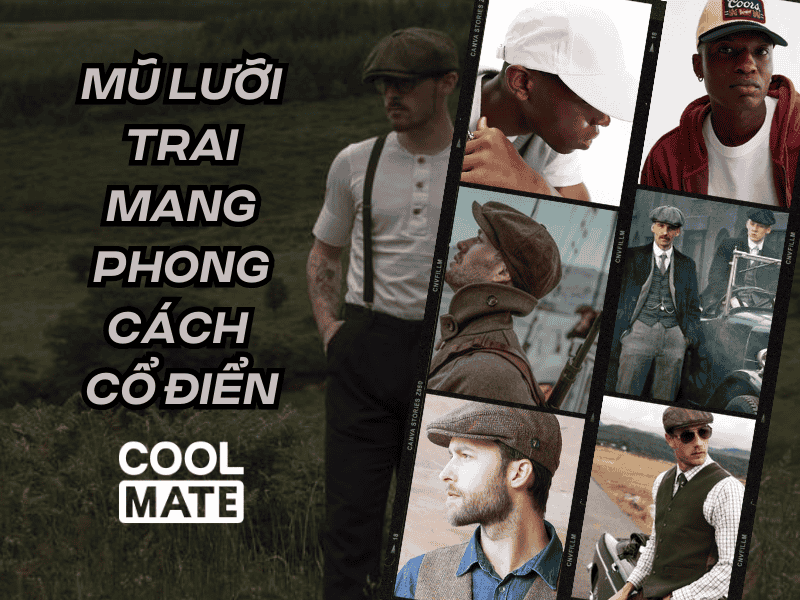 Mũ lưỡi trai phong cách cổ điển