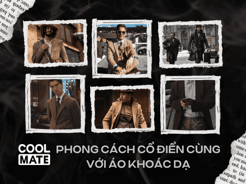Phong cách cổ điển cùng áo khoác dạ