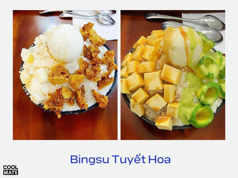 Bingsu Tuyết Hoa - một địa chỉ lý tưởng để tụ tập cùng bạn bè